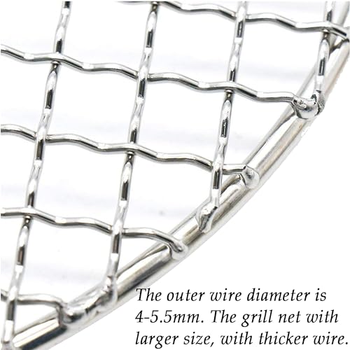 Comicfs Round Cooking Rack Dia 11", Baking Grill Wire Cooling Steaming Roasting Racks 304 Stainless Steel, Fits Air Fryer/Stockpot/Pressure Cooker/Round Cake Pan, Oven & Dishwasher Safe (28cm/11'') - size: 11 Inch Dia