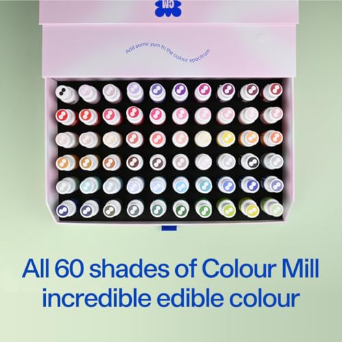 Colour Mill Oil Blend Food Coloring, Complete Collection - 20 Milliliters Each of 60 Colors - color: Complete Collection 60 Pack