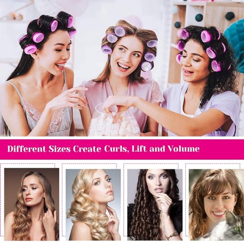 Hair Curlers Rollers for Women, 36Pcs Jumbo Large Hair Roller with 2 Sizes - color: 36 Piece Set