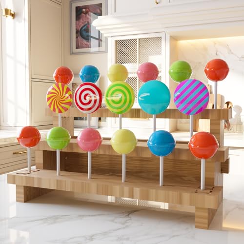 2 Set Upgraded Cake Pop Stand, Lollipop Cakesicle Cake Pop Holder Stand Display Holder Supplies (Cake Pop Stand) - color: Cake Pop Stand