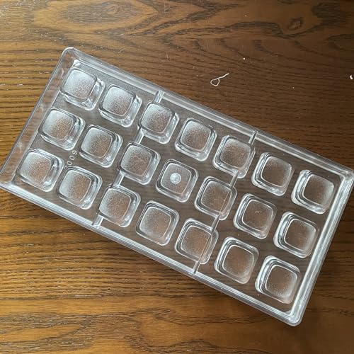 Square Shape Polycarbonate Chocolate Mold DIY Handmade Chocolate PC Mold Pastry Chocolate Tool