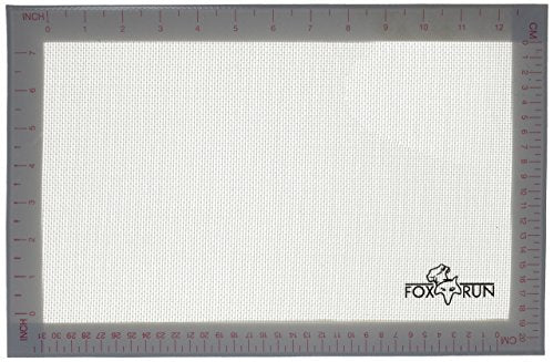 Fox Run Non-Stick Baking Mat, Silicone, 14.25-Inch x 9.25-Inch - size: 14.3"L x 9.3"W