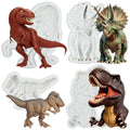 Dinosaur Silicone Molds Tyrannosaurus Rex Fondant Mold Set of 4 - color: Style K