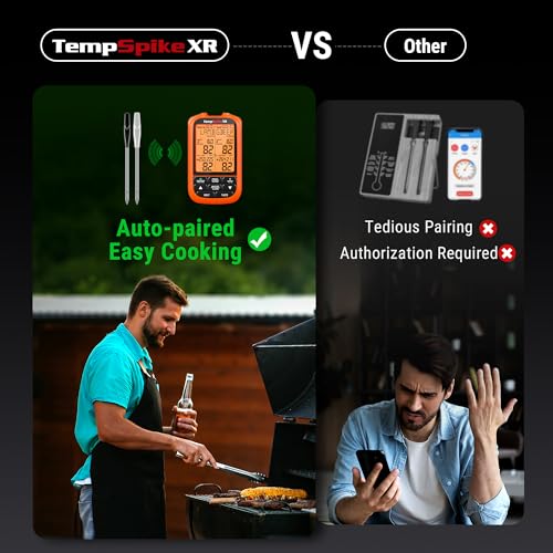 TempPro TempSpike 2000FT Wireless Meat Thermometer Digital with 2 Probes - style: 2000ft