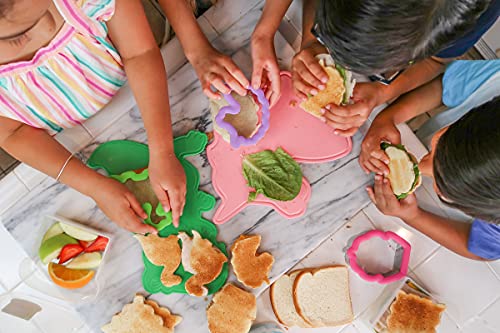 Handstand Kitchen Shaped Sandwich Crust Remover & Container Set - Cupcake - color: Cupcake