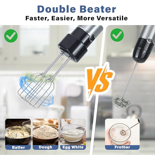 REVOTRA Immersion Blender Handheld, 6 in 1 Hand Blender Stainless Steel