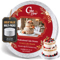 Cakebon Cake Boards 14" Silver Round Cake Drums 1/2" Thick Smooth Edge 1Pk - color: Silver, size: 14 Inch