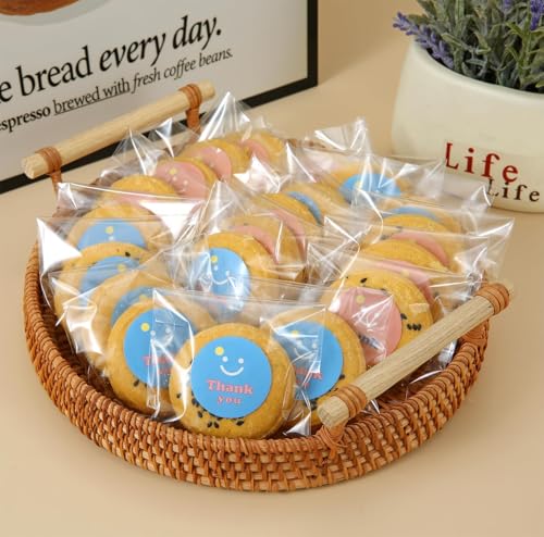 6"x7" 3.2Mil Self Sealing Cellophane Bags 200Pcs Clear Cookies Bags - color: 6"x7"-200PCS