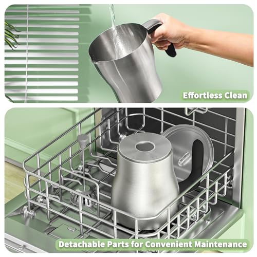 Maestri House DualFro 600 Milk Frother and Steamer 21oz/600mL - color: Black