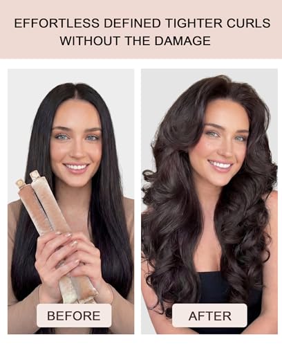 Littles Heatless Curls Overnight Rods Velvet Hair Curler to Sleep in No Heat Heatless Curling Iron Foam Sponge Flexi Rods Hair Rollers for Long Short Hair Care Styling Tools - color: Burgundy