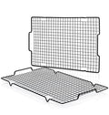 HULISEN Cooling Rack 2-Pack, 16 x 10 Inch Nonstick Baking Rack with Handles - color: Black, size: 2 Packs