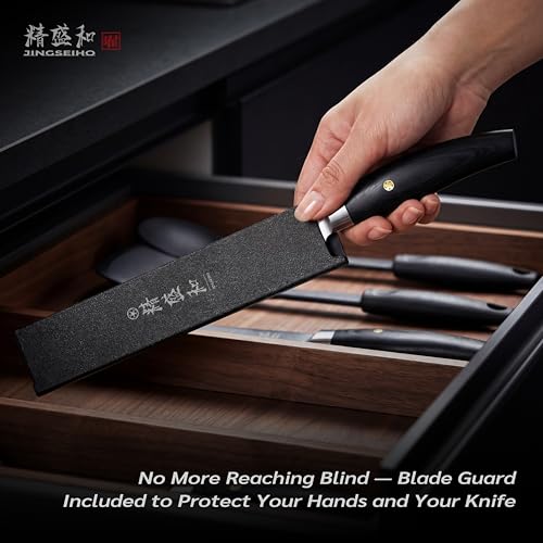 Bread Knife for Homemade Bread,Serrated Blade 8 in with Cover - size: 8"