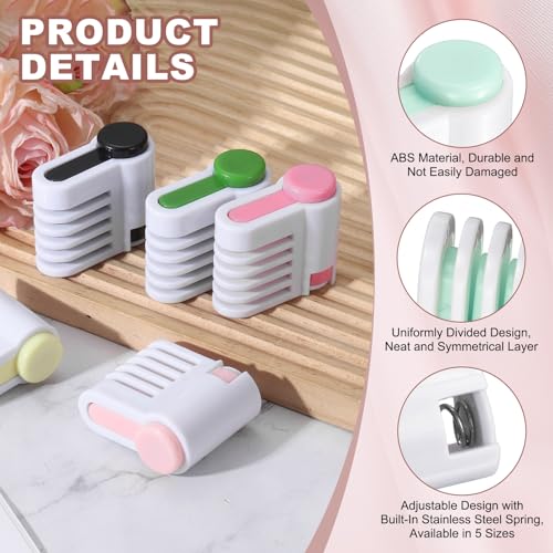 uxcell 2Pcs Cake Leveler Slicer DIY Cake Slicer 5 Layers Light Green - color: Light Green