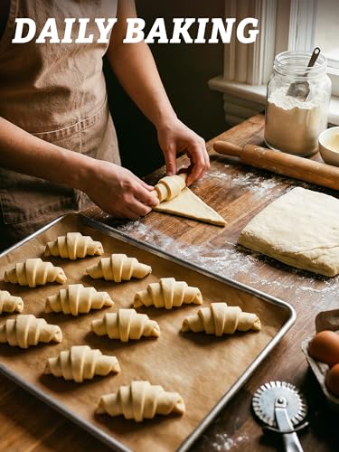 SMARTAKE 400 Pcs Parchment Paper Baking Sheets, Pre-Cut, 10x15 Inches - size: 10" x 15"-400