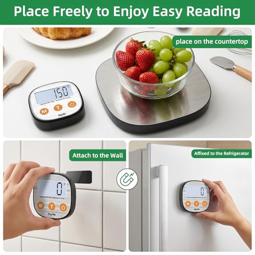 Rechargeable Kitchen Food Scale, Diyife 33lb Wireless Digital Kitchen Scale