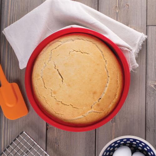 Mrs. Anderson's Baking Silicone Round Cake Pan, 9 Inch - size: Round, 9-Inch