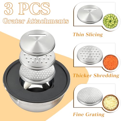 Unokit Mixing Blows with Lids Set - 7-Piece - size: Non-Slip 7-Piece