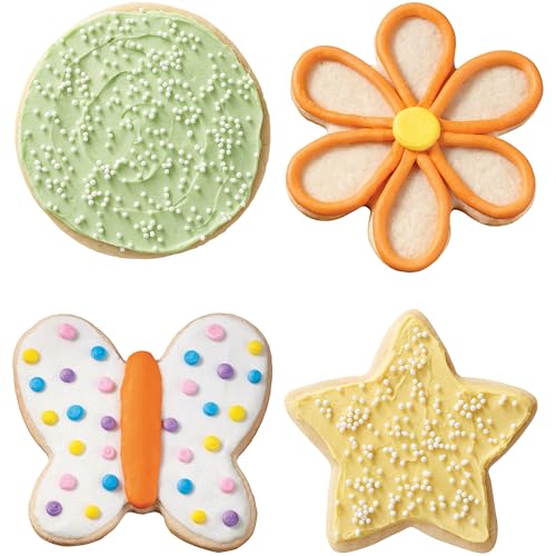 Wilton Comfort Grip Cookie Cutter Set, Assorted, 4-Piece
