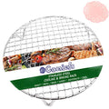 Comicfs Round Cooking Rack Dia 11", Baking Grill Wire Cooling Steaming Roasting Racks 304 Stainless Steel, Fits Air Fryer/Stockpot/Pressure Cooker/Round Cake Pan, Oven & Dishwasher Safe (28cm/11'') - size: 11 Inch Dia