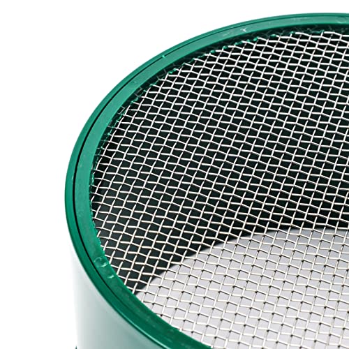 ASR Outdoor 10 Mesh Gold Panning Sifting Classifier Screen Mini 6 Inch - size: 10 Holes per Square Inch
