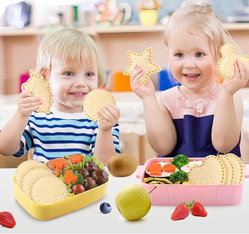 Cookie Cutter Set for Baking, 5PCS Sandwich Fondant Cake Fruit Vegetable Shapes Cutter Set (Star) - color: Star
