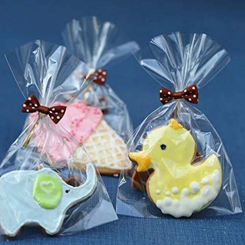 Morepack Cellophane Treat Bags 3x4 Inch 200 Pcs - size: 3x4 Inch (Pack of 200)