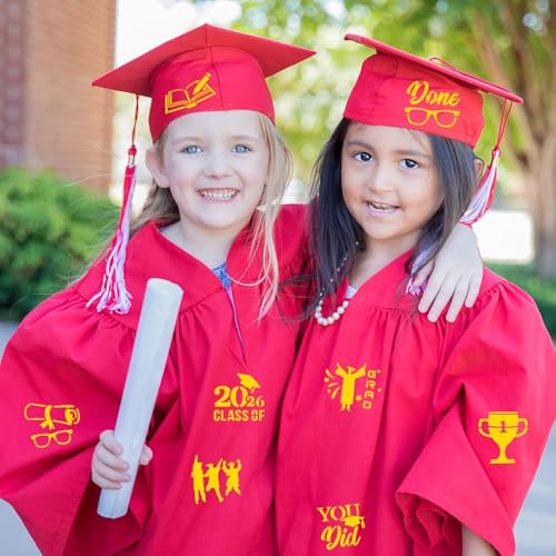 JULBEAR Graduation Cookie Stencils 36 Pcs Class of 2026 Reusable Templates - style: Graduation Style