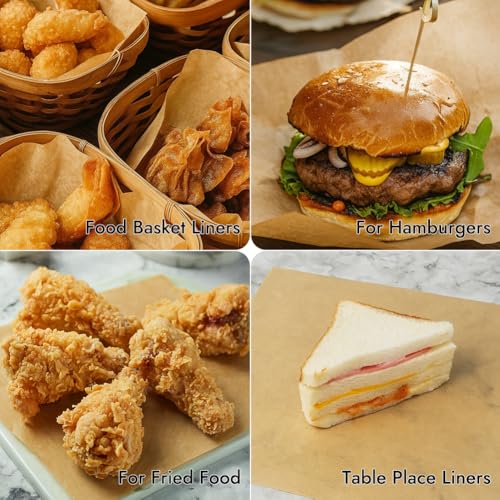 BYKITCHEN 12 Inch Air Fryer Parchment Paper Liners for Ninja SP151 SP101 - size: 120pcs-12x12inch
