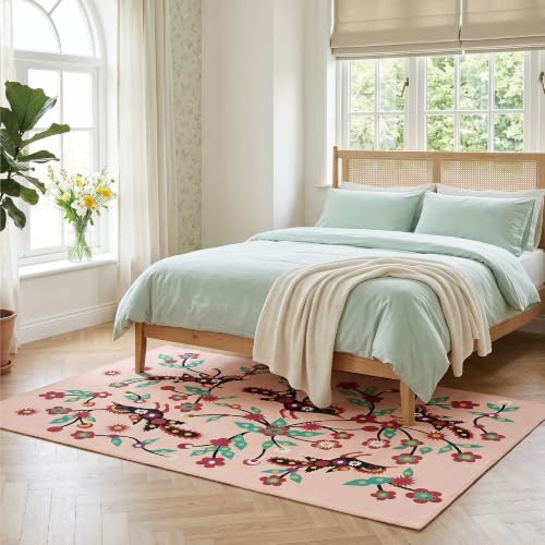 4x6 Magpie Area Rug, Soft Low Pile - color: Magpie, size: 4' x 6' (Rectangular)