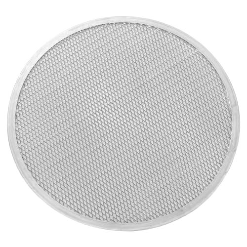 American Metalcraft 18712 Pizza Screen - Heavy Weight, 14 Gauge Aluminum - Mesh Design for Air Circulation - Commercial Quality Bakeware for Even Crust Baking - Hand Wash Only, 12in - size: 12-inch diameter, style: Pizza pan