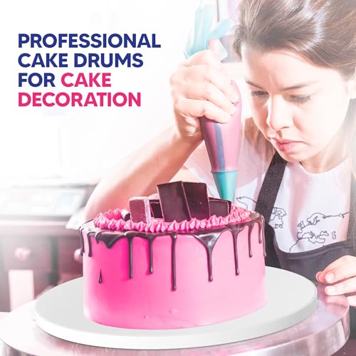 Riccle Cake Drums Smooth-Edged 6 Inch Pack of 6 - size: 6 Inch