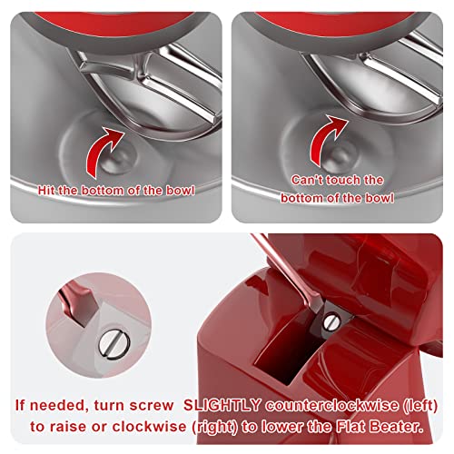 Stainless Steel Beaters for KitchenAid 4.5/5 Quart Tilt-Head Mixers - color: Silver - 4.5-5 Qt