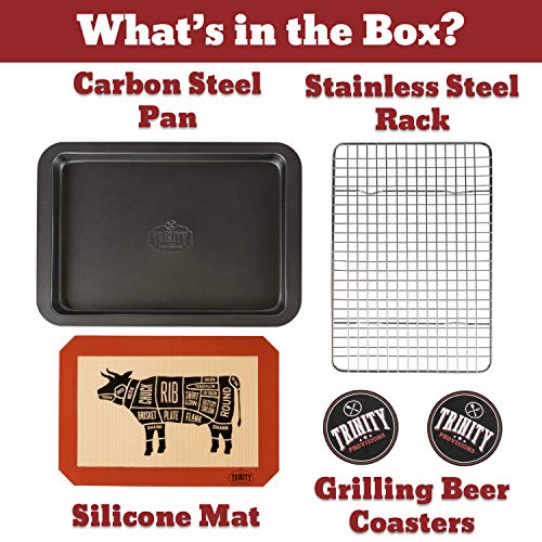 Trinity Provisions Small Meat Resting Pan - size: Small Cuts 13" x 9"