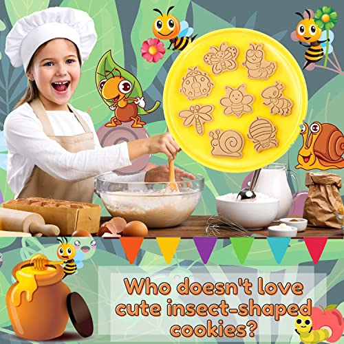 8-Piece Small Animal Cookie Cutter and Stamp Set, Plastic - color: Small Animal