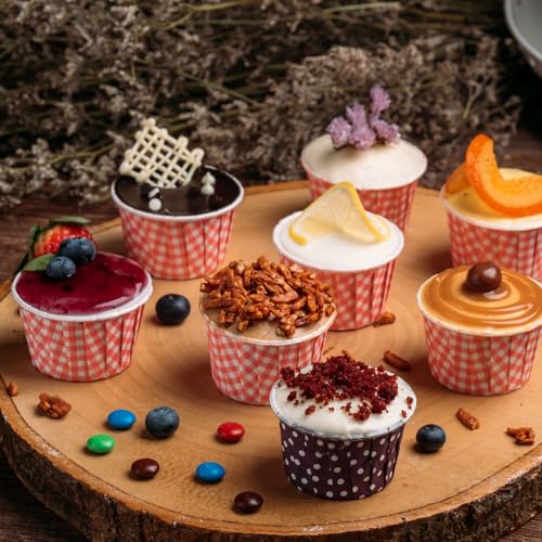 uxcell 18Pcs Silicone Cupcake Baking Cups, Silicone Muffins Liners Non-Stick Square Baking Cups, for Cooking Eggs Baking Muffins and Make a Cake(Rose Red) - color: Rose Red