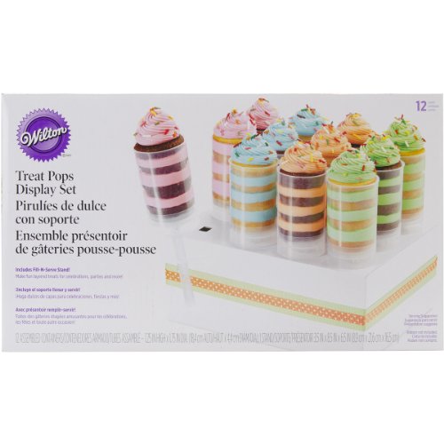 Wilton Cake Pop and Dessert Display Set, 13-Piece - color: Clear