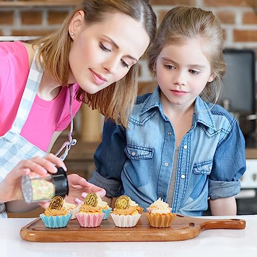 Caperci Heavy Duty Pink Mini Cupcake Liners Small Muffin Baking Cups 200pcs - color: Pink