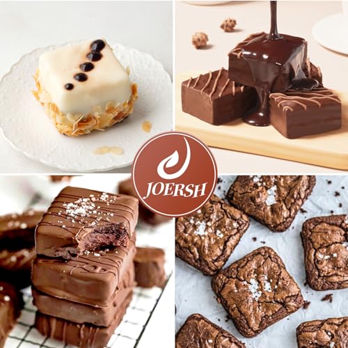 JOERSH Square Cake Silicone Molds, 3 Pack, 2" x 2" x 1" - color: 3 Pcs: 6 Cups, 2x2x1 Inch