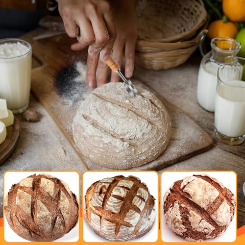 40-Pack Sourdough Bread Lame Blades – 6Cr13 Stainless Steel Razor Sharp Sourdough Scoring Knife for Bread Baking, Pizza Dough, Pastries – Fits Standard Bread Lame Handles (1.7 x 0.9 x 0.04 Inches)