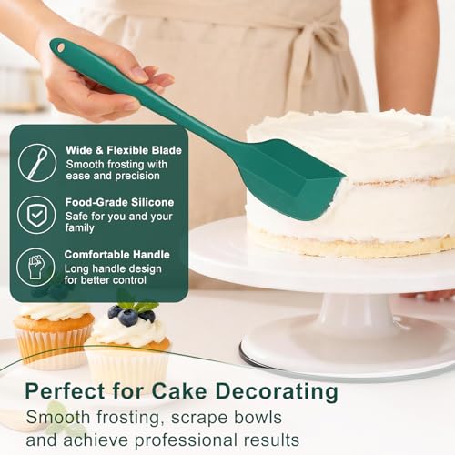 6 PCS Silicone Spurtle Spatula Set for sourdough starter Baking Cooking