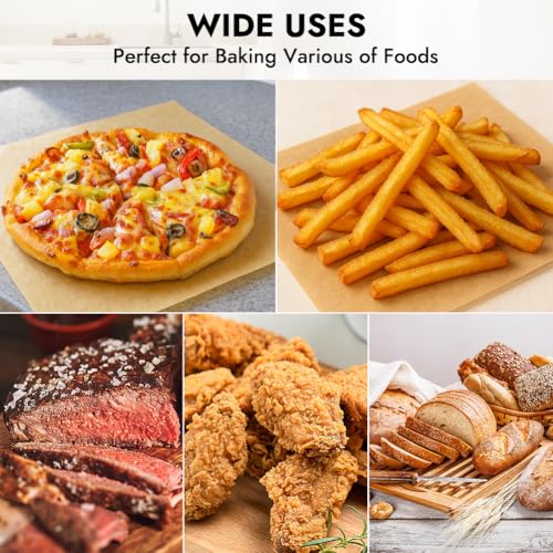 BYKITCHEN 200PCS 11 x 9in Disposable Air Fryer Parchment Paper Sheet Liners - size: 9 x 11 Inch-200pcs