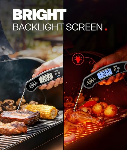Wireless Meat Thermometer Digital, Smart Bluetooth Instant Read, Grey - color: Matte Ash