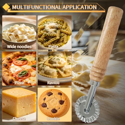 1Pcs Single Wheel Pastry Cutter, Long Handle - size: Long Handle