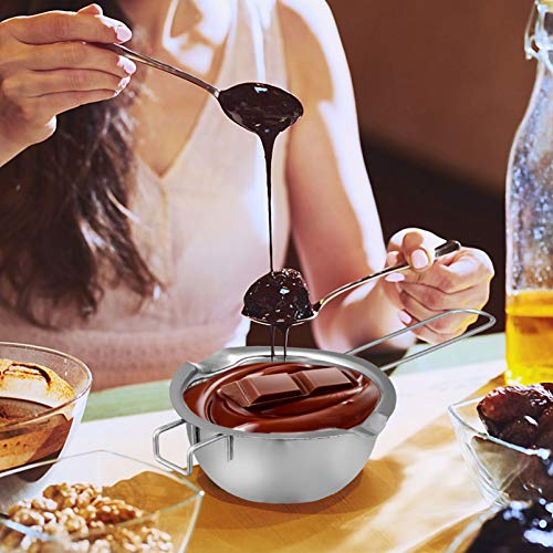 Healifty Stainless Steel Double Boiler Pot Set Melting Pot