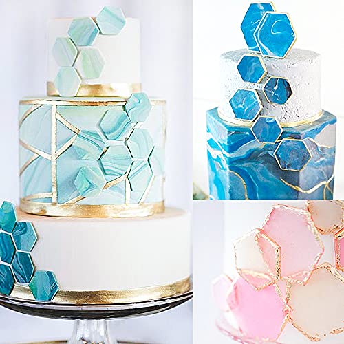 5Pcs Hexagon Cookie Cutter Cookie Shaper Tool for Homemade Baking