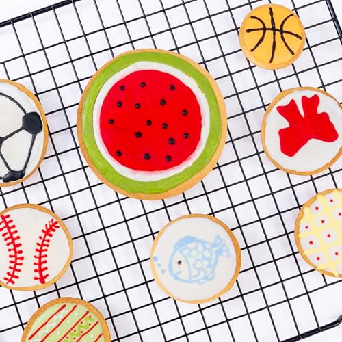 Round Circle Cookie Cutter 4 Pcs - color: A- Red Round 4pcs