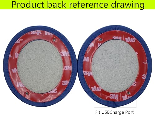 Replacement Ear Pads Compatible with Beats Solo3.0 Wireless Indigo - color: Indigo