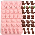 31 Cavity Animal Silicone Chocolate Molds