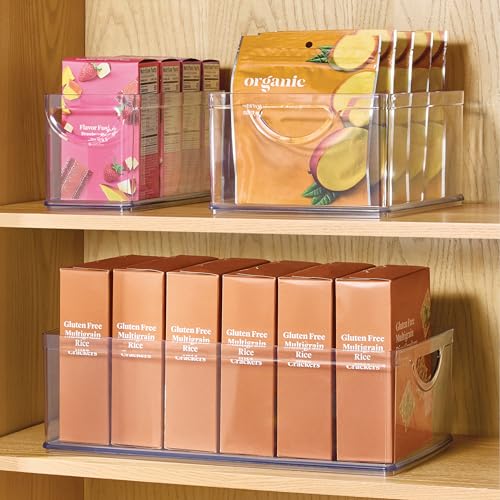 iDesign Stackable Clear Plastic Extra Long Storage Bin - style: Pack of 1