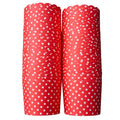 Paper Baking Cups (Polka Dots), Greaseproof Disposable Cupcake Liners (Red, Large Cups (50-Pack)) - color: Red